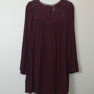 Xhilaration burgundy dress